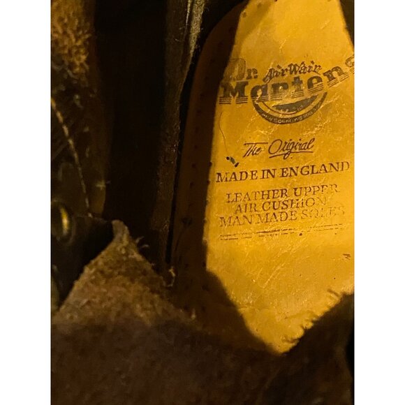 Dr. Martens Vintage Leather Boots Size 10 - Emo Boots That Have Seen It All - Picture 8 of 12